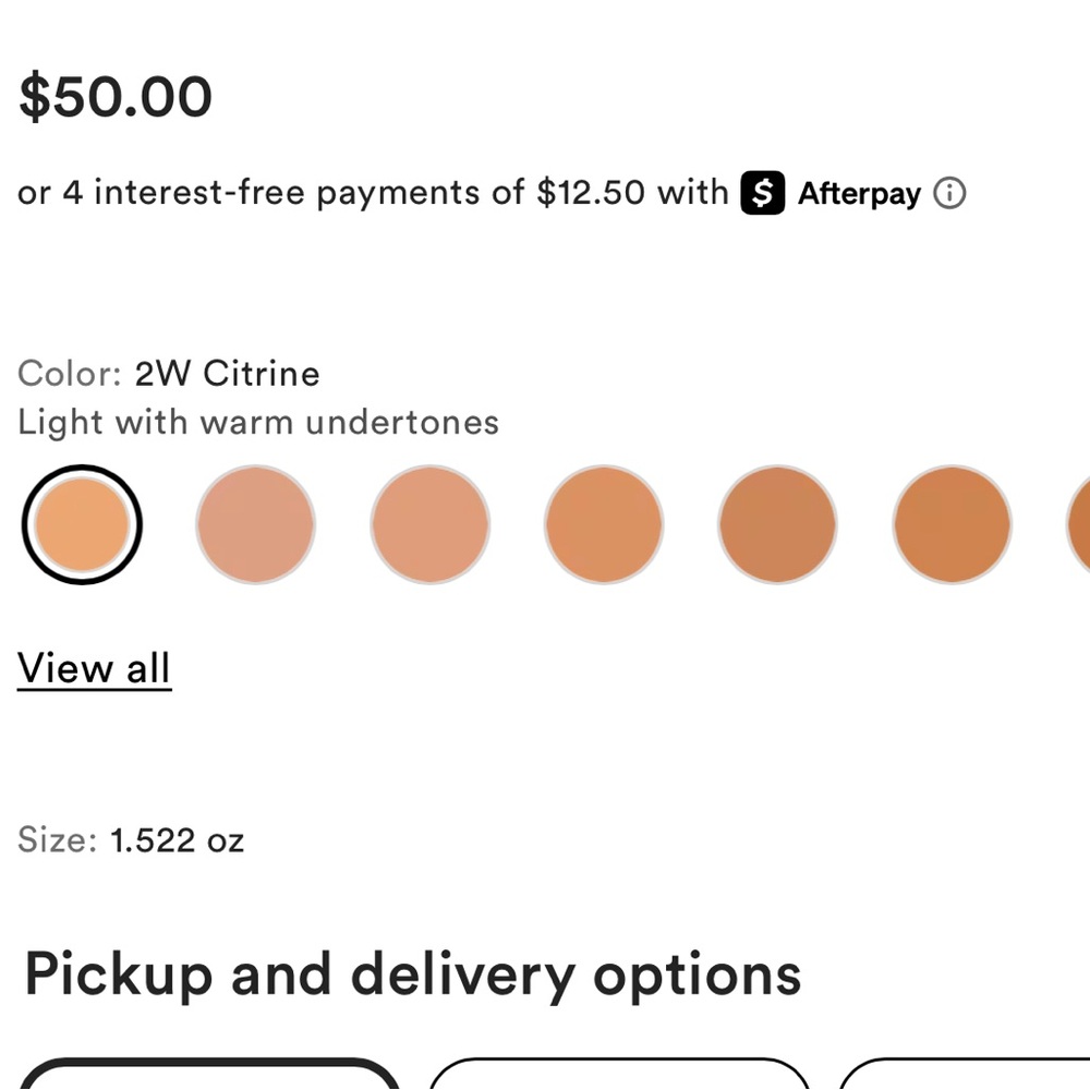 Laura Mercier ‘2W /Citrine’ Long-Wear Tinted Moisturizer Natural Dewy SPF 30 - Picture 13 of 13